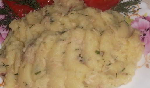 картофельное пюре с индейкой