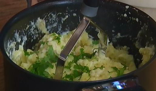 картофельное пюре с йогуртом и специями