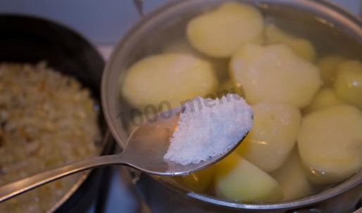 картофельное пюре с луком