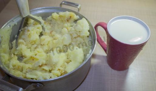 картофельное пюре с луком