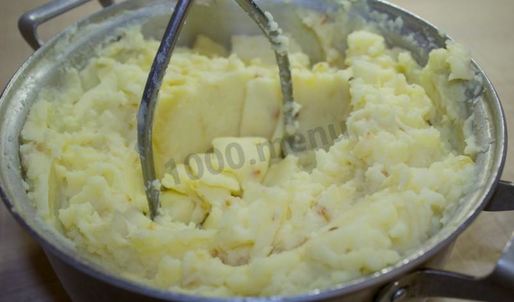 картофельное пюре с луком