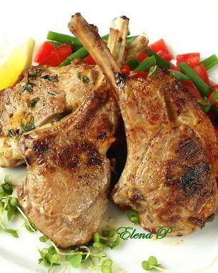 Бараньи котлеты на косточке