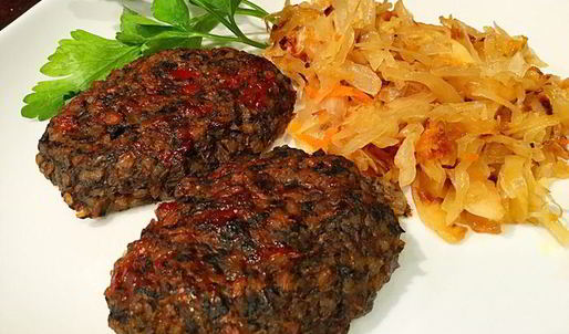 гречневые котлеты с грибами