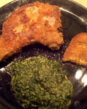 Котлета натуральная из свинины на кости