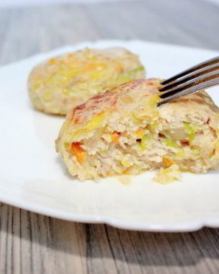 Рецепт котлеток мясных с овощами