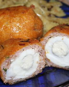 Котлеты, фаршированные яйцом