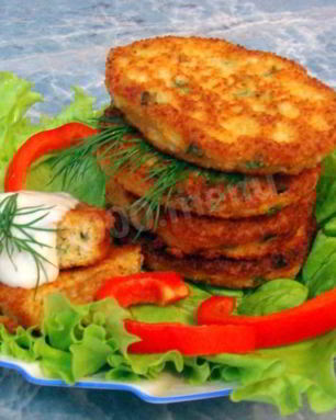 Котлеты из икры рыбы