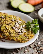 Котлеты из кабачков с овсяными хлопьями