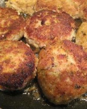 Котлеты из курицы с тыквой