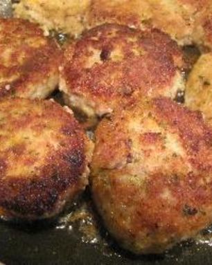 Котлеты из курицы с тыквой