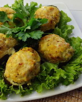 Котлеты на баклажане