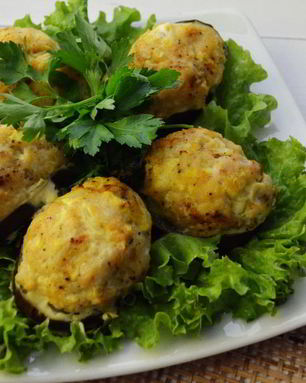 Котлеты на баклажане