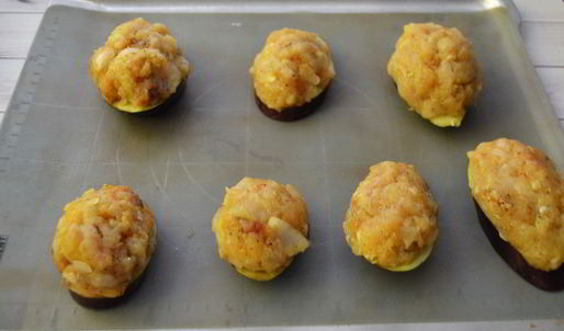 котлеты на баклажане