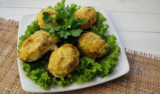 котлеты на баклажане