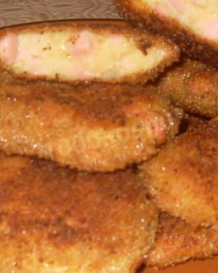 Рецепт котлет с колбасой и сыром