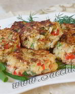 Котлеты с овощами и булгуром