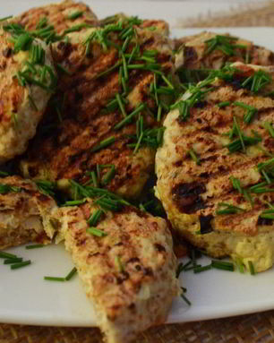 Котлеты с сыром на гриле