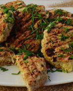 Котлеты с сыром на гриле