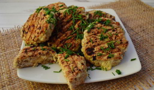 котлеты с сыром на гриле