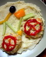 Куриные котлетки с кабачком и сыром