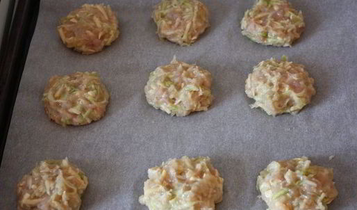 куриные котлетки с кабачком и сыром