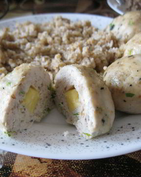 Куриные котлетки с сюрпризом
