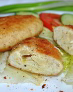 Куриные котлеты с ананасом