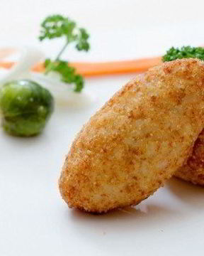 Куриные котлеты с начинкой из печени