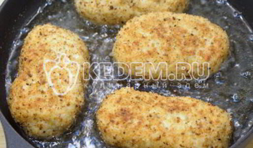 куриные котлеты с сыром