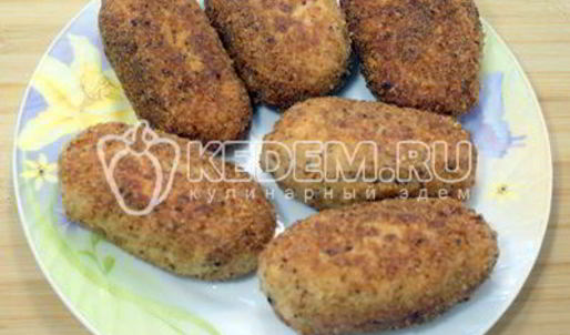 куриные котлеты с сыром