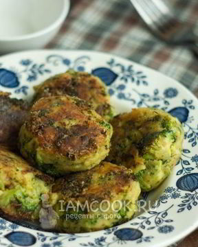 Постные котлеты из брокколи