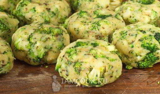 постные котлеты из брокколи