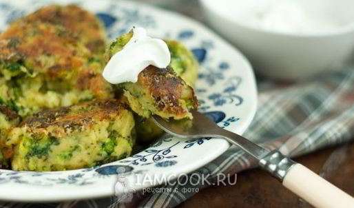 постные котлеты из брокколи