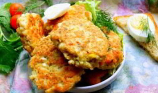рыбные котлеты рубленые