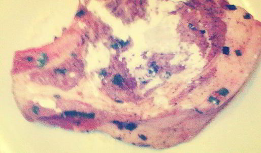 свиная котлета с картофелем