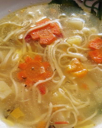 Рецепт лапши куриной по-домашнему