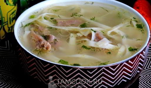 лапша по-казахски кеспе