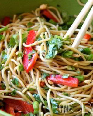 Лапша с овощами