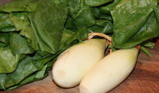 лапша ширатаки со шпинатом