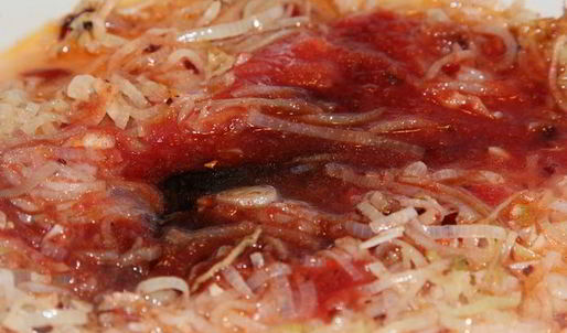 лапша ширатаки со шпинатом