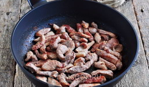 лапша удон со свининой и овощами