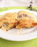 Блинная лазанья с индейкой