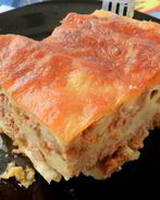 Быстрая мясная многослойная лазанья с творогом