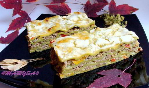 домашняя зеленая лазанья