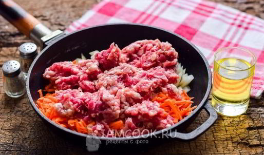 картофельная лазанья с фаршем