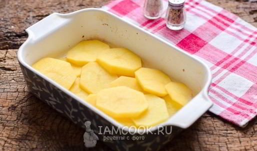 картофельная лазанья с фаршем