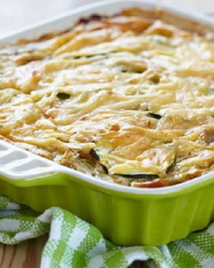 Рецепт лазаний из кабачков