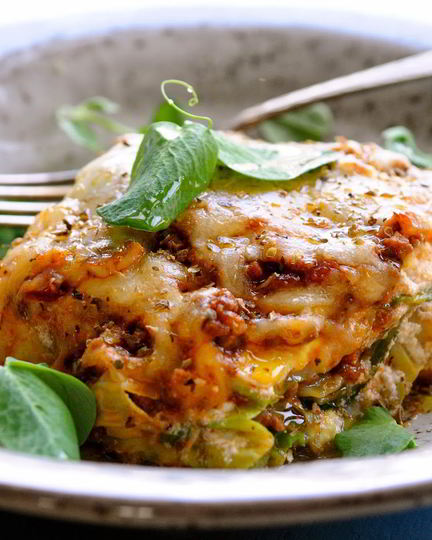 Рецепт лазаний из капустных листьев с рикоттой