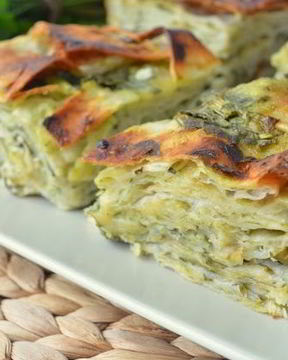 Лазанья из лаваша овощная