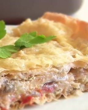 Лазанья овощная из лаваша